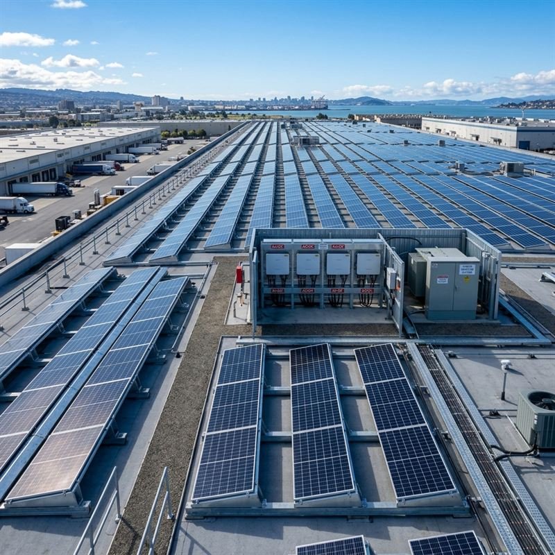 500kW Industrial Solar Microgrid
